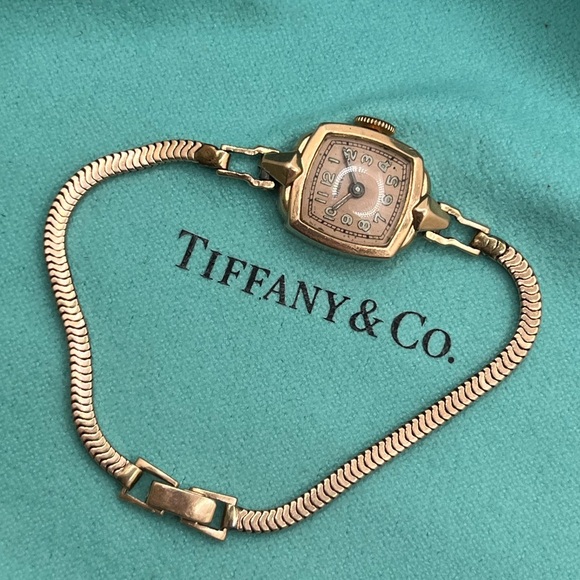 Vintage Tiffany & Co. 14K Rose Gold Snake Link Ladies Watch - Picture 8 of 10